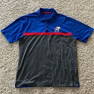 ❤️💙KU Blue and Gray Polo💙❤️
